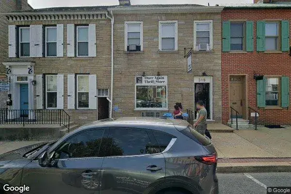 Once Again Thrift Store in Kutztown, PA - street view