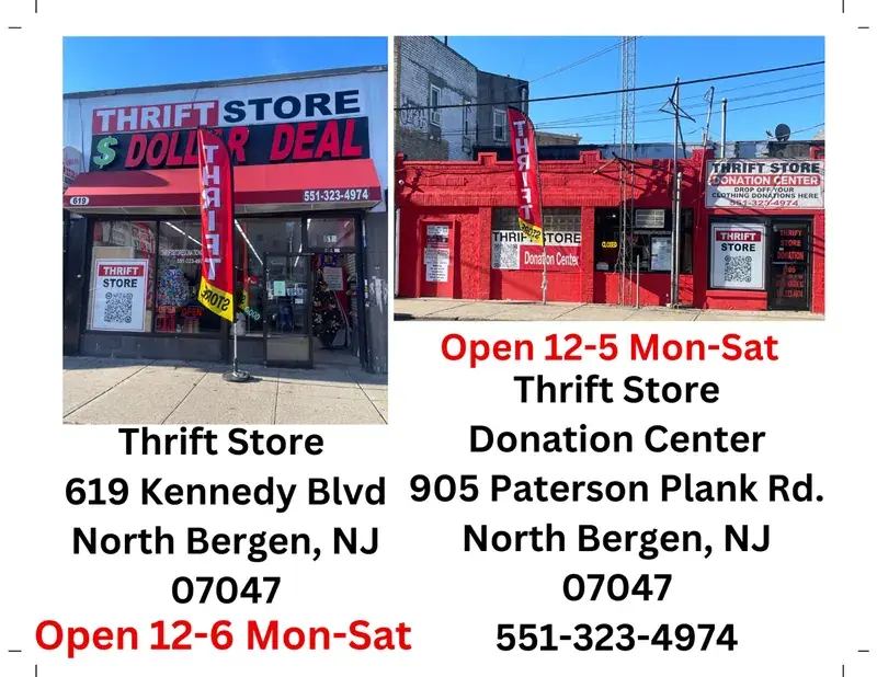 Thrift Store Donation Center in North Bergen, NJ